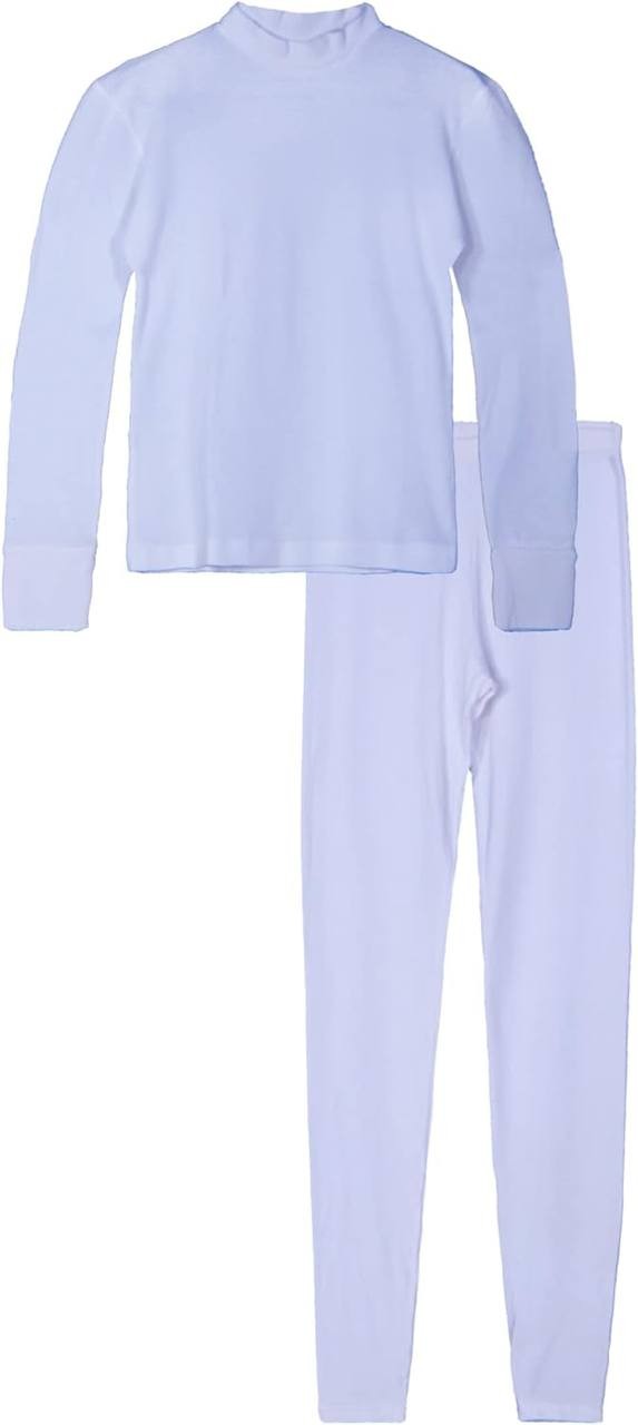 Women Cotton Thermal Underwear Sets,Base Layer Winter Comfy Soft Knit Thermals Long John Pajamas Thermal Underwear Set