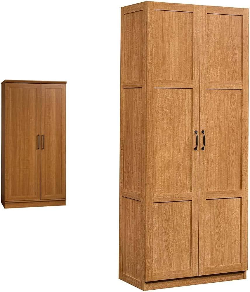 Sauder HomePlus Collection Storage Cabinet， Sienna Oak finish